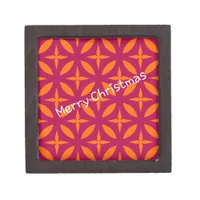 Merry Christmas Abstract Keepsake Box