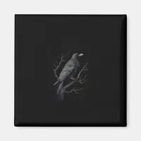 Crow, F-Caw-F Funny Bird Moon Gothic Adult Humor T Magnet