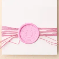 Horseshoe "Off to the Altar" Bridal Shower Favor Wax Seal Sticker