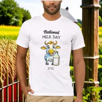 National Milk Day January 11th T-Shirt