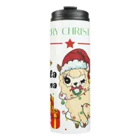 Christmas Llama Thermal Tumbler