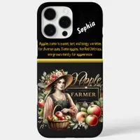 Young Woman Collecting Apples iPhone 16 Pro Max Case