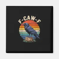F-Caw-F Raven Moon Gothic Halloween Crow Bird Love Magnet