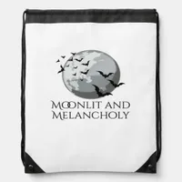 Whimsigoth Ink – Mystical Forests, Moons & Magic M Drawstring Bag