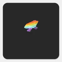 Goblincore Gay Frog Classic Style Square Sticker