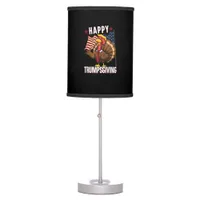 Happy Trumpsgiving Funny Thanksgiving Turkey Trump Table Lamp