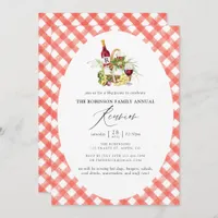 Family Reunion BBQ Picnic Invitation