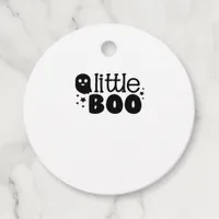 Lil Boo Halloween 2025 Favor Tags