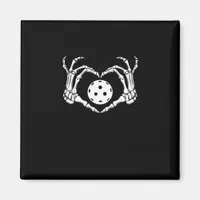 Halloween Pickle Skeleton Heart Hands Magnet