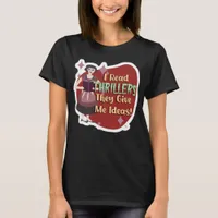 Funny Thriller Reader Retro Snarky Housewife T-Shirt