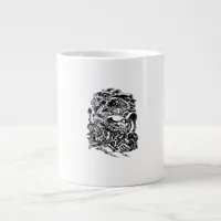 Cottagecore Aesthetic Frog Mushroom Goblincore Art Giant Coffee Mug