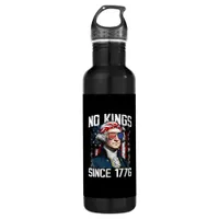 No Kings In America Patriotic Vintage Graphic Look Stainless Steel Water Bottle