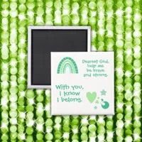 Christian Prayer for kids Green | Magnet