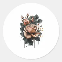 Fairy Aesthetic Goblincore And  Cottagecore Mushro Classic Round Sticker