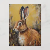 A Beautiful Brown Rabbit Postcard