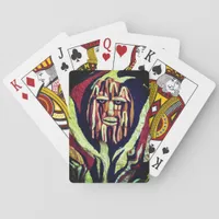 Tribal design - funny and grumpy poker cards