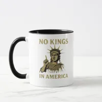 No Kings In America Statue Of  No Kings Day Protes Mug