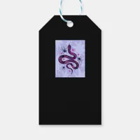Whimsigoth Snake Spiders Flowers Gift Tags