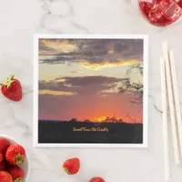 Stunning Texas Sunset Paper Napkin Party Supply
