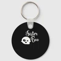 Sister Boo Halloween  Keychain