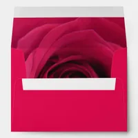 Magenta Red Rose Envelope