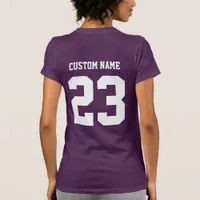 Girls Custom Name Pink Class of 2021 Senior Shirt