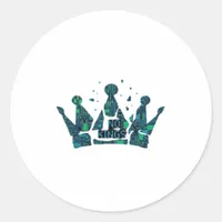 No Kings In America Freedom Aesthetic Classic Round Sticker