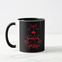 Christmas Calligraphy - Tis The Season Mug