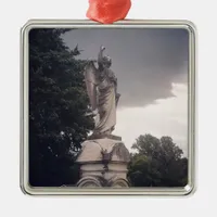 Stormy Day Angel Metal Ornament