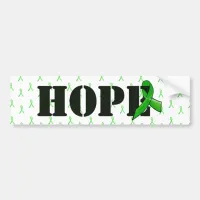 Hope and Lyme Disease Awareness Ribbon Bumper Sticker