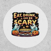 Eat Drink And Be Scary Spooky Bakery Halloween Coo Patch