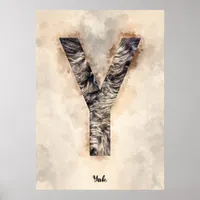 Y is For Yak Poster