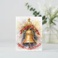 Vintage Bell - Christmas Card