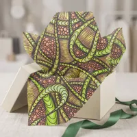 Vibrant Boho Earthy Abstract Boutique Packaging Tissue Paper