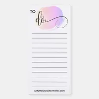 *~* Boho List Pad Peach Colorful TO DO 