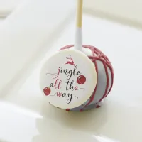 jingle all the way cake pops