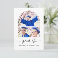 Graduate | Modern Arch 3 Photos Graduation Announcement