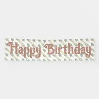Vintage Rose Pattern - Custom Banner