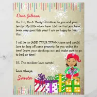 Personalized Letter from Santa Claus