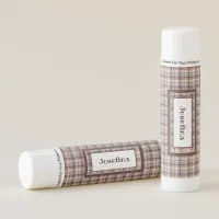 CUSTOMIZABLE Autumn Plaid Lip Balm