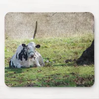 Resting Dairy Cow Mouse Pad