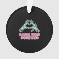 Zombie Classic - Skeleton Heart And Hands Ornament