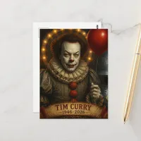 Tim Curry 1946-2026 Memorial Fan Art Postcard