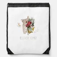 Elder Emo Funny Goth Older Gothic Cottagecore Gobl Drawstring Bag