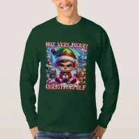 Not Very Merry Christmas Elf T-Shirt