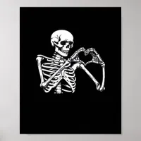 Skeleton Heart Hands Sign Halloween Costume Trendi