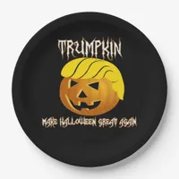 Trumpkin Make Halloween Great Again  Paper Plates