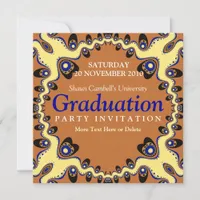 Tribal Heart Gathering Graduation Invitation