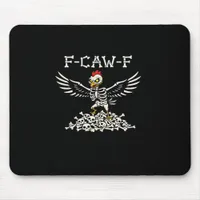 F-Caw-F Funny Chicken Halloween Cool Unique Mouse Pad