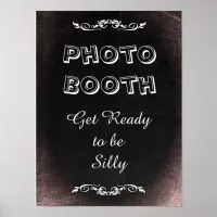 Wedding Sign for Photo Booth, chalkboard style